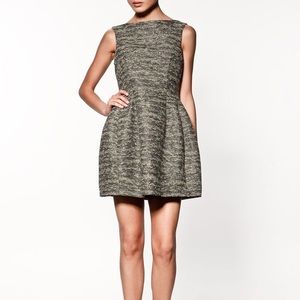 Zara tulip tweed dress